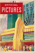 all original and intact single c. 1930's depression-era paperback photograph booklet identified as the "official pictures of a century of progress exposition"