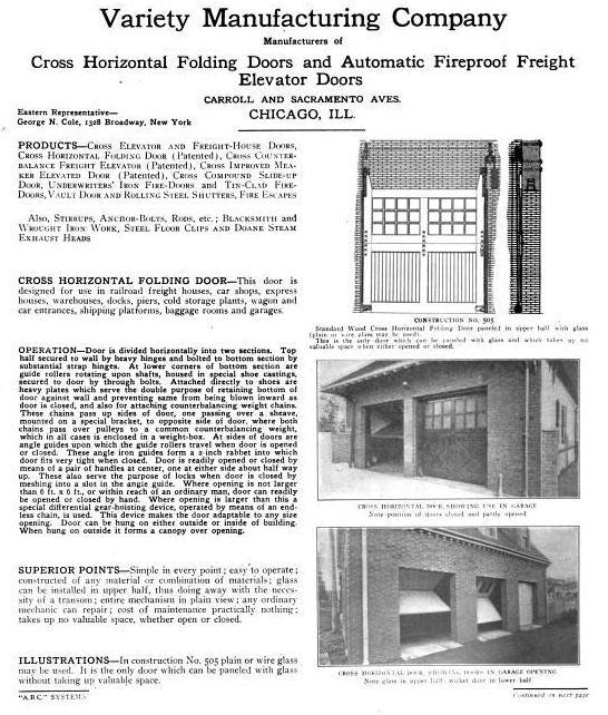 two interlocking early 20th century heavy gauge steel salvaged chicago factory building freestanding elevator doors with diminutive portal containing chicken wire glass