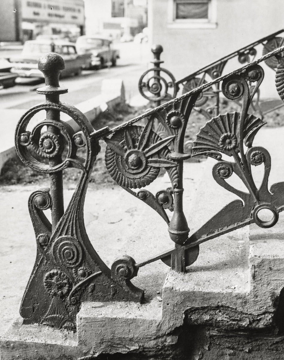 louis sullivan-designed 1883 selz residence carved wood exterior ornament salvaged during demolition in 1967