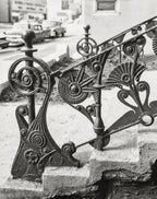 louis sullivan-designed 1883 selz residence carved wood exterior ornament salvaged during demolition in 1967