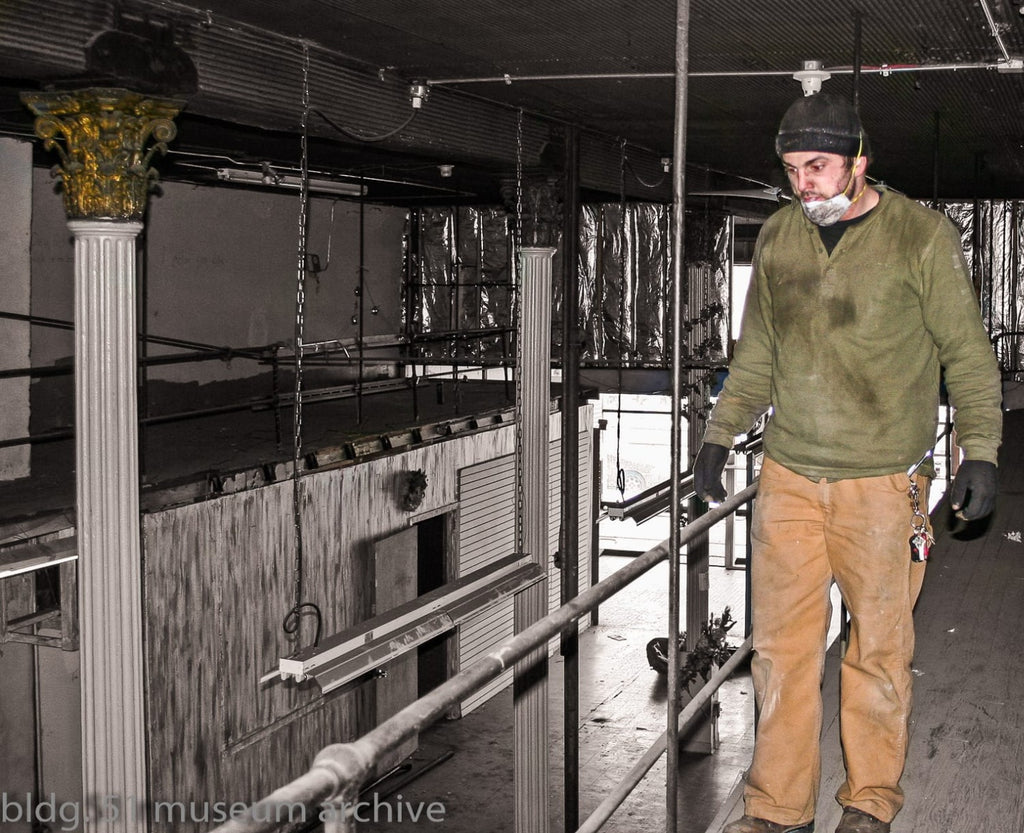 original 1872 post-fire chicago interior ornamental cast iron charles p. holden commerical block column capital