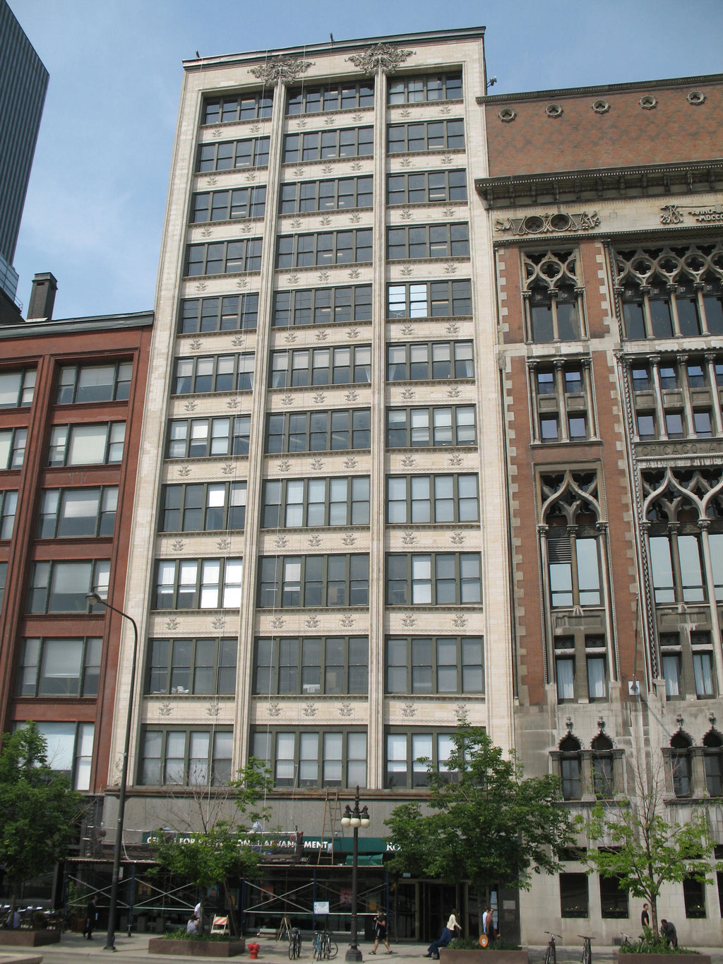 original historically important late 19th century ornamental cast iron exterior louis sullivan-designed gage building stringcourse or frieze panel