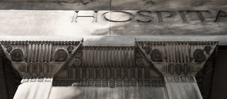 original early 20th century exterior michael resse hospital carved limestone pilaster capital fragment designed by hugh garden
