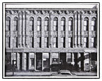 rare mid-1950's original richard nickel silver gelatin photograph or print of the levi rosenfeld commercial building facade shortly before demolition