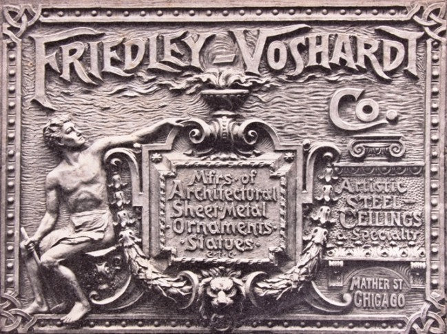 original displayable early 20th century interior standard brewery corner saloon stamped or pressed tin ceiling panel with distinctive and desirable iridescent finish