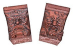 very distinct and highly detailed american 19th century northwestern railway "lake front" depot building exterior red terra cotta grotesque corbel
