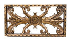 dazzling american art deco style ornamental cast bronze exterior perforated grille or panel salvaged from the medinah athletic club