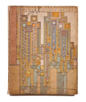 original c. 1930 hand signed frank lloyd wright modern architecture: being the kahn lectures for 1930