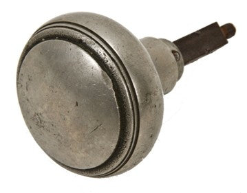 very rare all original c. 1931 historically important interior lobby art deco streamlined style new york city chrysler building nickel-plated cast bronze doorknob