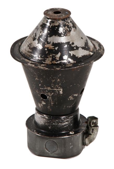 unusual c. 1930's vintage american industrial nortown theater ceiling mount auditorium atmospheric blinking "star" light with inverted conical shade