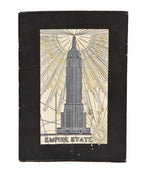 extremely rare c. 1931 original and intact new york city empire state building dedication day booklet with exceptional graphics and/or images