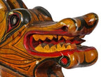 exceptional one of a kind largely intact c. 1920's hand-painted polychromatic american figural "chinese dragon" amusement park ride folk art artifact