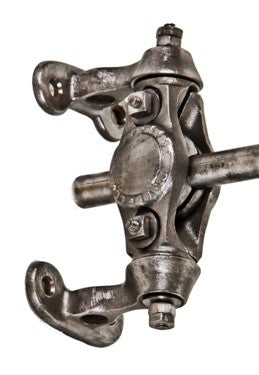 completely refinished all original early 20th century antique american patented o.c. white wall-mount fully adjustable articulating task lamp with green porcelain deep bowl shade