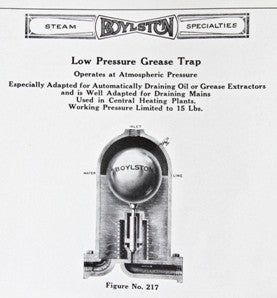 repurposed american 20th century vintage industrial "no.2" grease trap table or desk lamp with perforated brass strainer shade