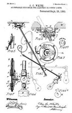 completely refinished all original early 20th century antique american patented o.c. white wall-mount fully adjustable articulating task lamp with green porcelain deep bowl shade