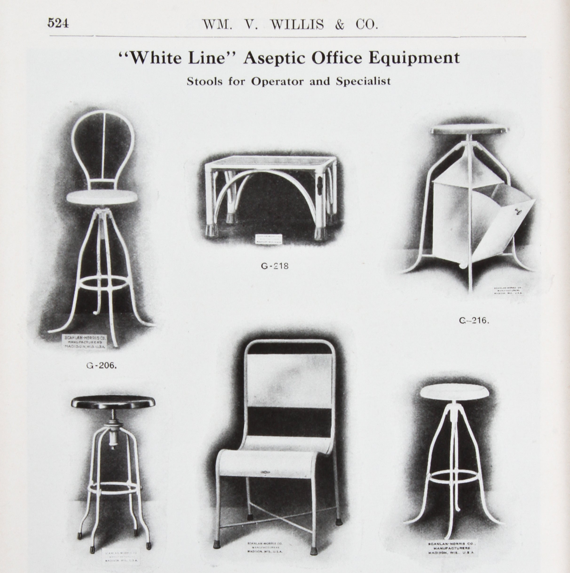 unusual shaped early 20th century american medical three-legged tripod adjustable height hospital operating room surgeon stool with revolving seat