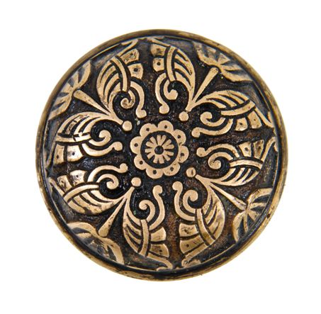 19th century american eastlake style ornamental cast brass banded rim ...
