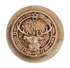 original c. 1920's interior fraternal lodge office door ornamental cast bronze emblematic elks doorknob