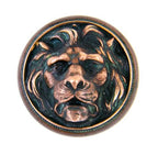 multiple matching solid wax intricately detailed figural "kruezinger lion head" doorknob models designed for use in lost wax metal casting