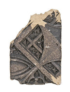 early 20th century museum-quality michael reese hospital "gardenesque" exterior terra cotta frieze fragment