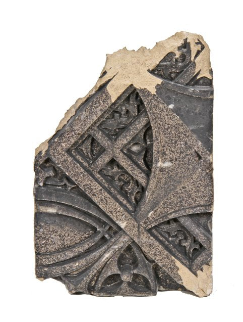 early 20th century museum-quality michael reese hospital "gardenesque" exterior terra cotta frieze fragment