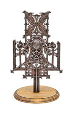 original late 19th century american ornamental cast iron schlesinger & meyer building baluster fragment designed by louis sullivan