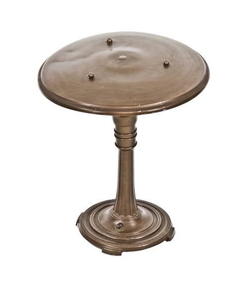 c. 1940's american vintage industrial machine age "sight light" electric desk lamp with original metallic bronze finish