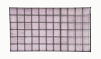 original and intact early 20th century american storefront luxfer prism glass transom panel containing "sawtooth" pattern tiles