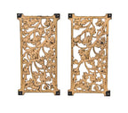 matching set of late 19th century ornamental cast iron downtown chicago fisher building elevator door grilles with old gold paint finish