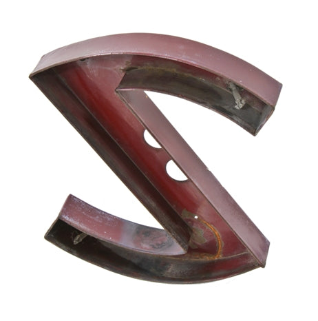 original c. 1930's american art deco style porcelain enameled cast iron exterior theater marquee neon sign letter