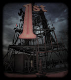 singular 20th century american oversized solid bronze exterior first national bank building number sign