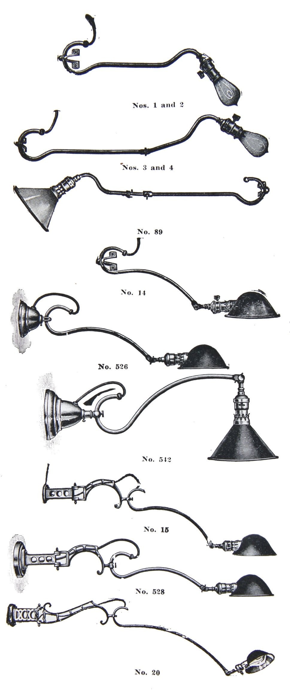 exceptionally rare early 20th century american patented faries "no. 20" adjustable bracket lamp with original oxidized copper finish and rolled rim parabolic shade