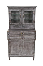 hard to find and highly desirable early 20th century american hospital operating room refinished steel instrument cabinet