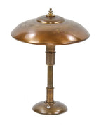 highly desirable original c. 1930's american art deco streamlined style faries "guardsman" table or desk lamp