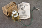 hard to find early 20th century "new old stock" antique american "dim-a-light" portable socket attachment