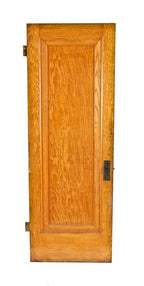 original late 1920's intact and well-maintained interior residential varnished oak wood bungalow style passage door