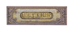 late 19th century american gothic style ornamental cast iron interior fisher building office door "letters" mail slot