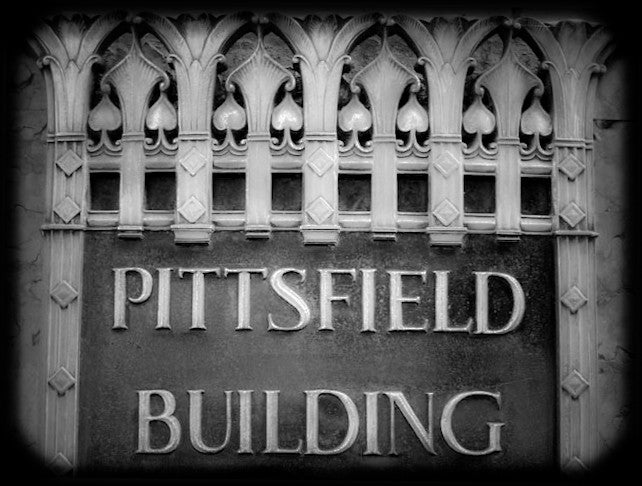 original c. 1920's vintage american ornamental cast bronze gothic style pittsfield office building "unit" lockset