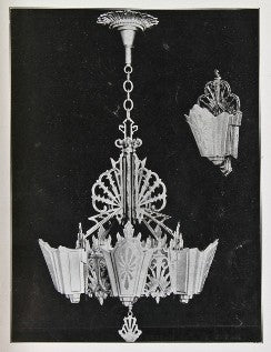 intact amber-colored frosted ornamental glass depression era residential light fixture replacement slip shade with lightly etched design sun ray motif