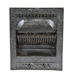 original late 19th century antique american victorian era ornamental cast iron dawson brothers residential fireplace gas insert