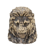 rare late 19th century american exterior chicago bank building terra cotta figural lion head with weathered patina