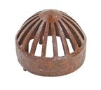 c. 1920's american vintage industrial dome-shaped cast iron "josam" chicago commercial building roof drain