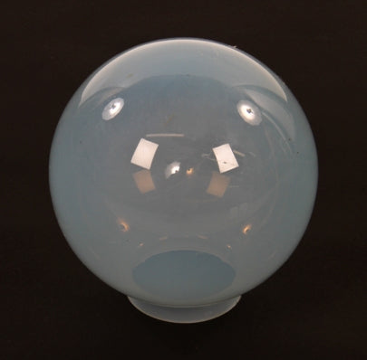 oversized american 19th century original blue opalescent glass ceiling fixture replacement globe or shade