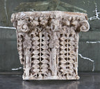 original museum quality late 19th century documented frank lloyd wright-designed rollin furbeck exterior residential cast plaster colonette fragment