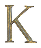 early 20th century american antique beveled edge solid bronze metal exterior department store letter sign