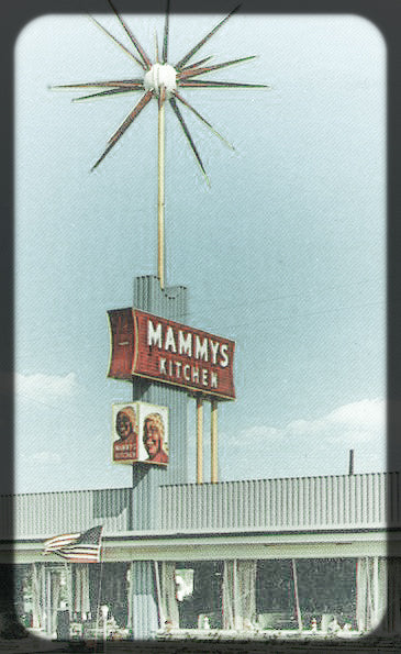 unusual vintage american atomic age exterior illuminated black enameled "sputnik" ball motel sign with welded joint stand