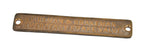 early 20th century vintage american industrial single-sided solid bronze metal "emergency brake valve" railroad locomotive plaque
