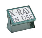 unique c. 1960's vintage medical wall-mount hospital radiology department "x-ray in use" illuminated indicator swivel light