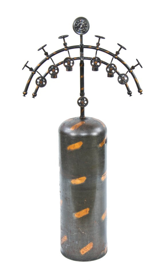 remarkable early 20th century american medical hospital room "trauax's multiple nebulizer" device with original oxidized copper finish