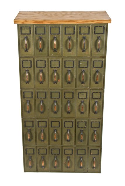 rare practical original c. early 20th century american industrial "stackable" chicago courthouse reinforced steel filing cabinet unit